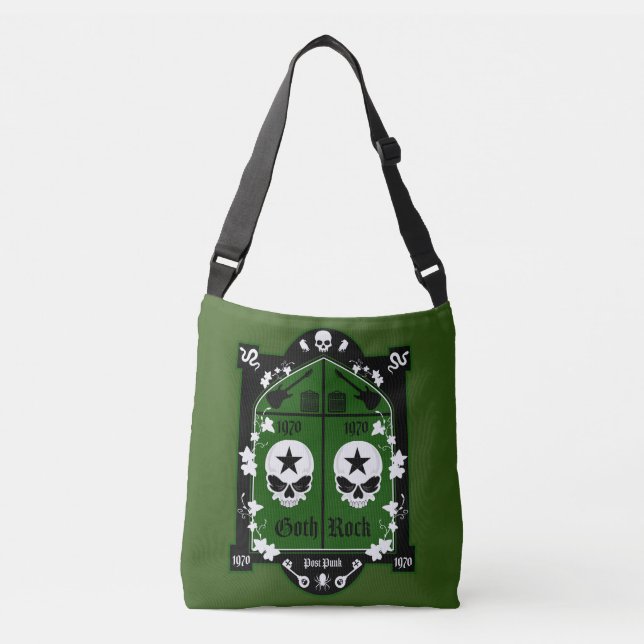 Bolsa Ajustável Moda da Subcultura do gótico (Frente)