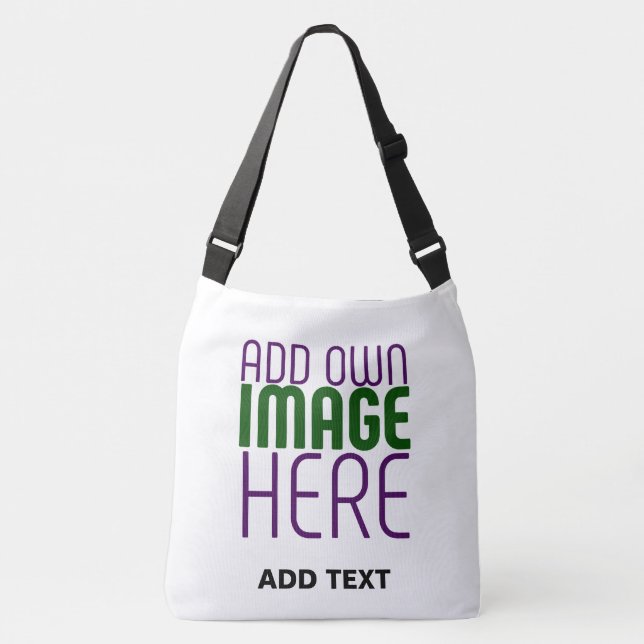 BOLSA AJUSTÁVEL MODELO DE TEXTO DE IMAGEM BRANCA SIMPLES EDITÁVEL  (Frente)