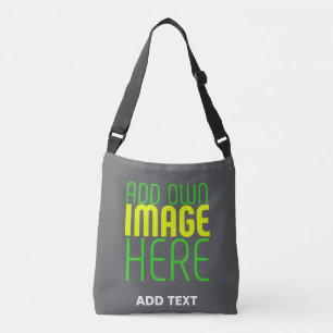 BOLSA AJUSTÁVEL MODELO DE TEXTO DE IMAGEM CINZA SIMPLES EDITÁVEL M