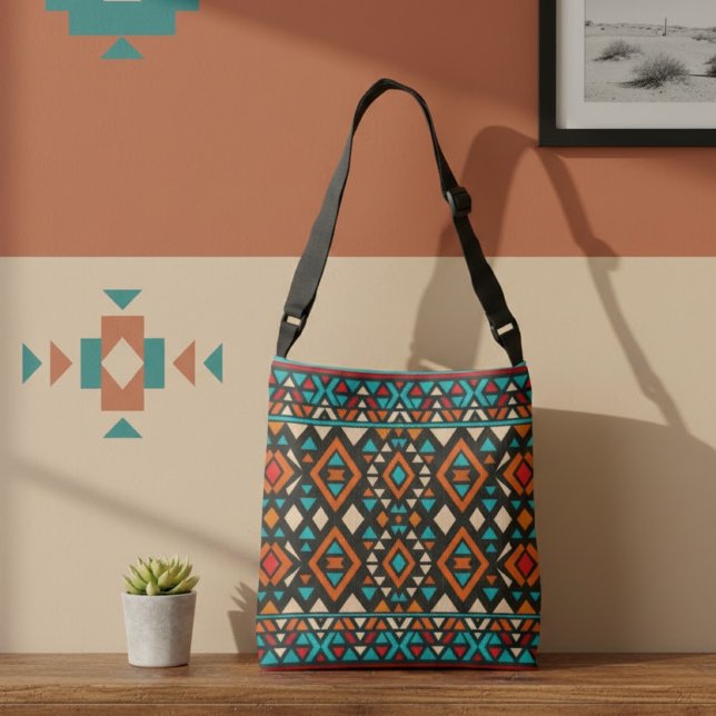 Bolsa Ajustável Modern Geometric Southwest Style  (Criador carregado)