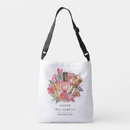 Bolsa Ajustável Moderna Cor de Água Rosa Maquieira Artista Girly C