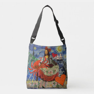 Bolsa Ajustável Mona Lisa Diversão Zodíaco Caprichoso 