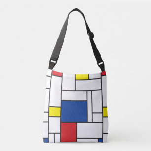 Bolsa Ajustável Mondrian Minimalist Geométrico De Stijl Modern Art