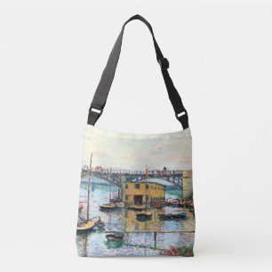 Bolsa Ajustável Monet - Ponte no Argenteuil no Dia da Cinza
