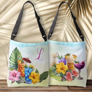 Bolsa Ajustável Monograma de Coquetéis Tropicais de Verão