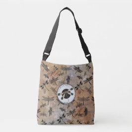 Bolsa Ajustável Monograma de Entomologia de Libélula Angustiada