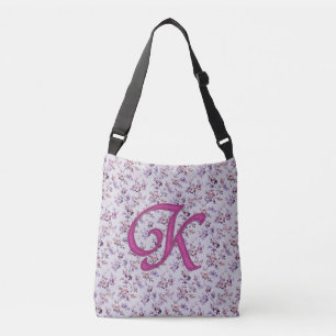 Bolsa Ajustável Monograma de luxo floral K
