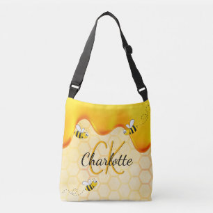 Bolsa Ajustável Monograma de mel de abelhas do desfiladeiro