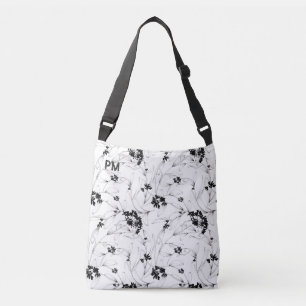 Bolsa Ajustável Monograma Personalizado Floral
