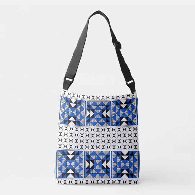 Bolsa Ajustável Montanhas Sagradas em Azul (Frente)