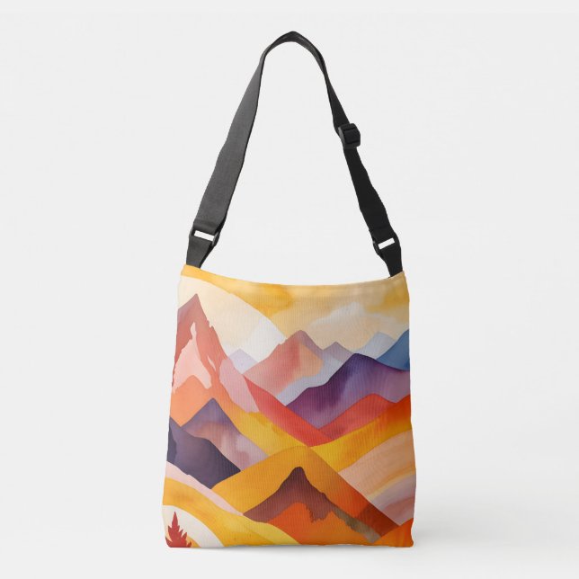 Bolsa Ajustável Montes Quentes do outono (Frente)