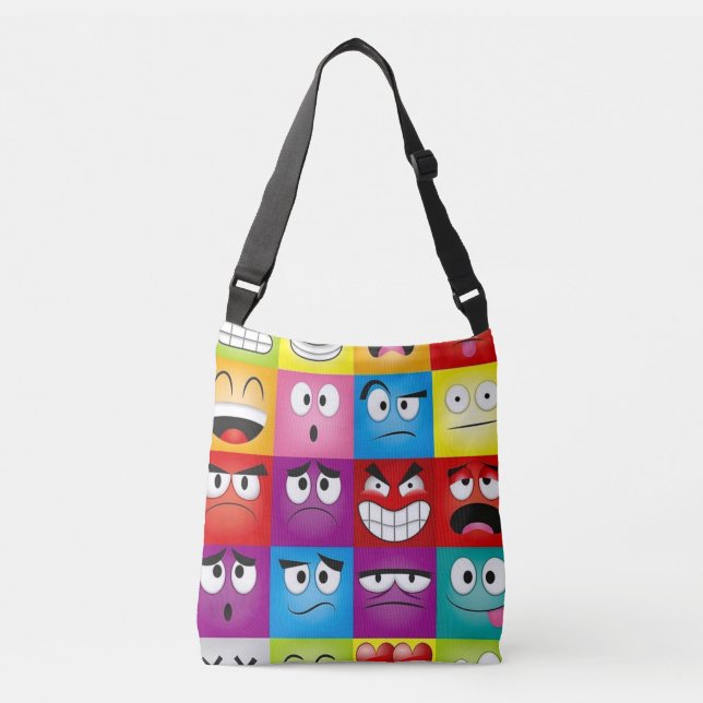 Bolsa Ajustável Moods and Emoticons (Frente)
