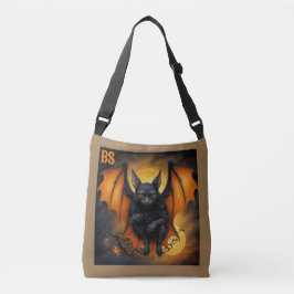 Bolsa Ajustável Morcego de horror do Dia das Bruxas Spooky em Disg