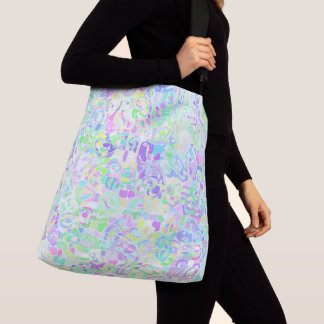 Bolsa Ajustável Mosaico Colorido Boho Pastel Groovy Hippie Blob