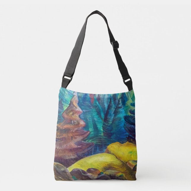 Bolsa Ajustável Moss Amarelo | Emily Carr | (Frente)