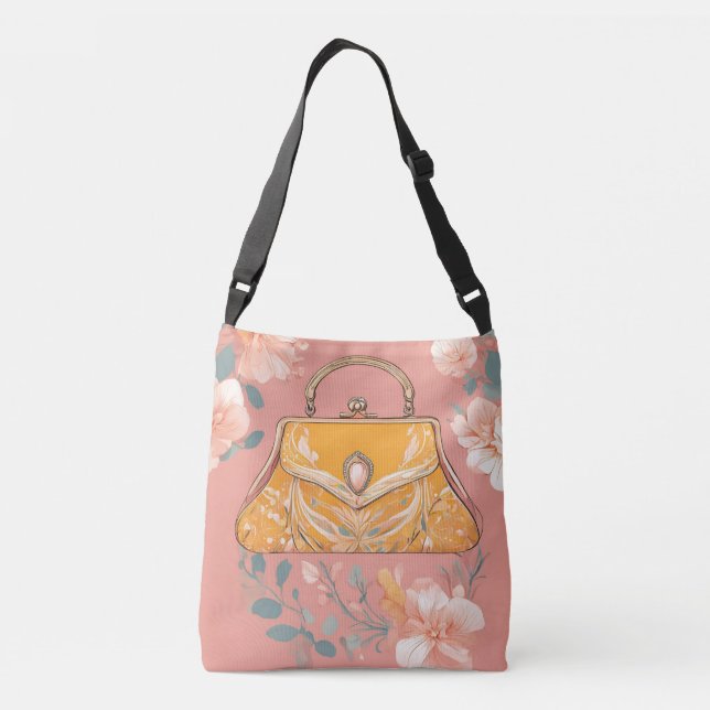 Bolsa Ajustável Mostarda no ar arte de IA (Verso)