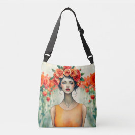 Bolsa Ajustável Mulher e Rosas