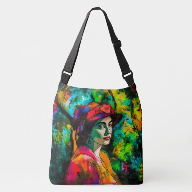 Bolsa Ajustável Mulher no Chapéu Vermelho (Frente)