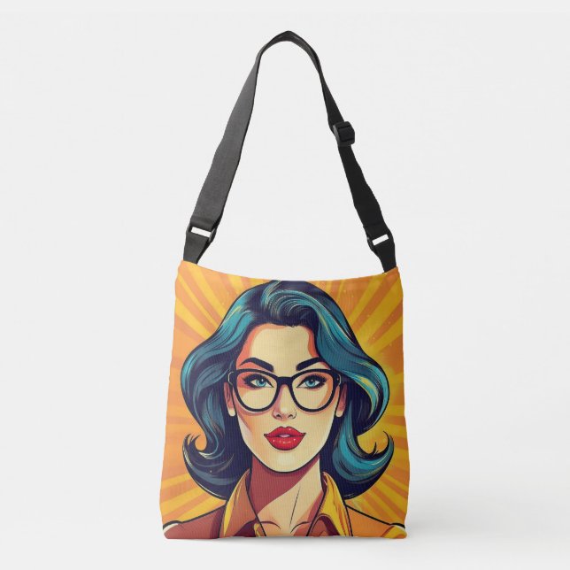 Bolsa Ajustável Mulher Orgulhosa Estilo de BD/Pop (Frente)