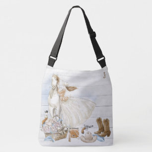 Bolsa Ajustável *~* Mulher russa ocidental com chapéu de arma flo