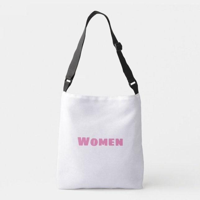 Bolsa Ajustável Mulheres Impressas Sacolas De Texto Lindas Beleza (Verso)