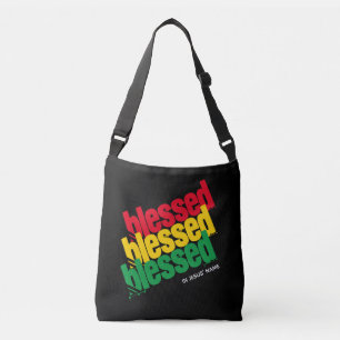 Bolsa Ajustável Na moda BLESSED In Jesus Christian