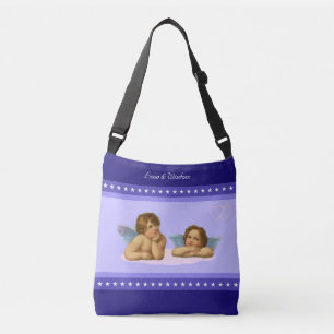 Bolsa Ajustável Na moda Raphael Cherubs & Stars em tons azuis