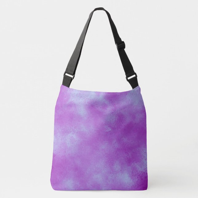 Bolsa Ajustável Na moda Tempestade efeito de nuvem roxo (Frente)