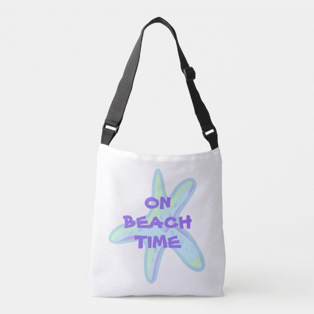 Bolsa Ajustável Na Praia, Starfish Crossbody Bag (Frente)