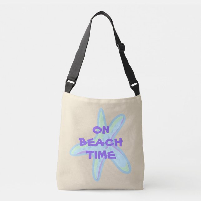 Bolsa Ajustável Na Praia, Starfish Crossbody Bag (Frente)