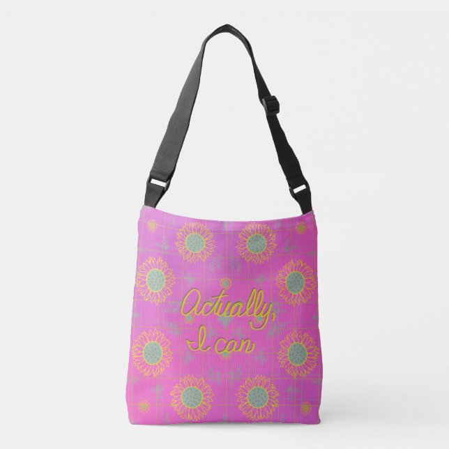 Bolsa Ajustável Na verdade eu posso carregar (Frente)