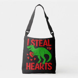 Bolsa Ajustável Namorados Dinossauro Verde I Rouba Corações