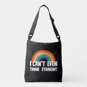 Bolsa Ajustável Não consigo nem pensar direito, orgulho gay engraç