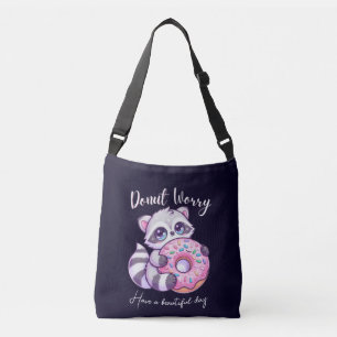 Bolsa Ajustável Não se Preocupe Guaxinim Fofo Kawaii