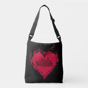 Bolsa Ajustável NASTY WOMAN red art HEART