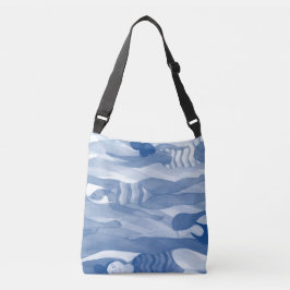 Bolsa Ajustável Natação em tons de azul