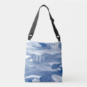Bolsa Ajustável Natação em tons de azul
