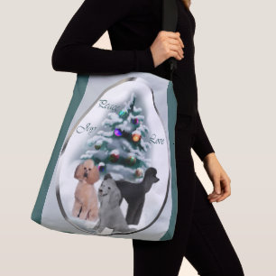 Bolsa Ajustável Natal dos Poodles Amantes