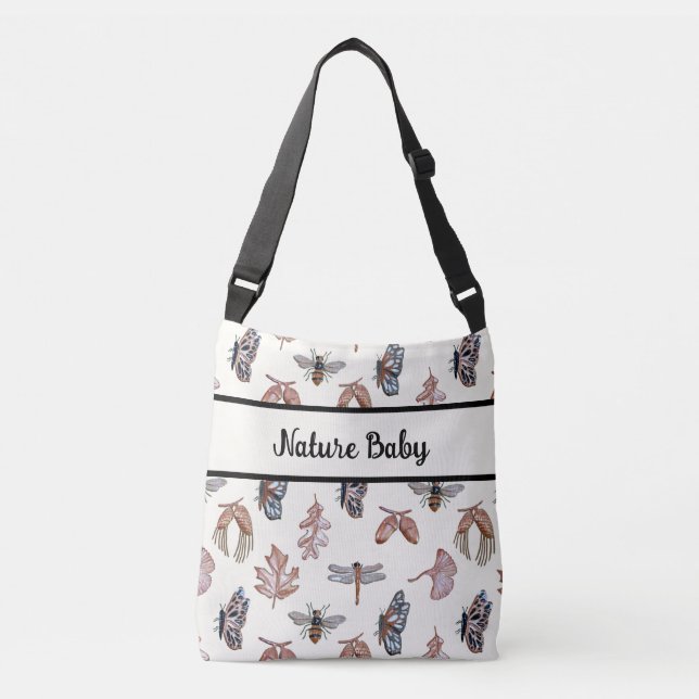 Bolsa Ajustável Nature Baby Cross Body Fralda Bag (Frente)