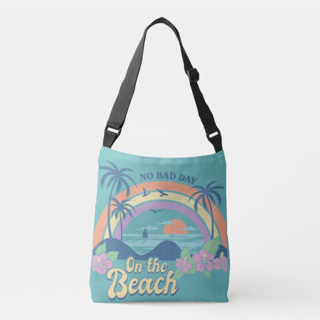 Bolsa Ajustável Nenhum dia ruim na praia (Frente)