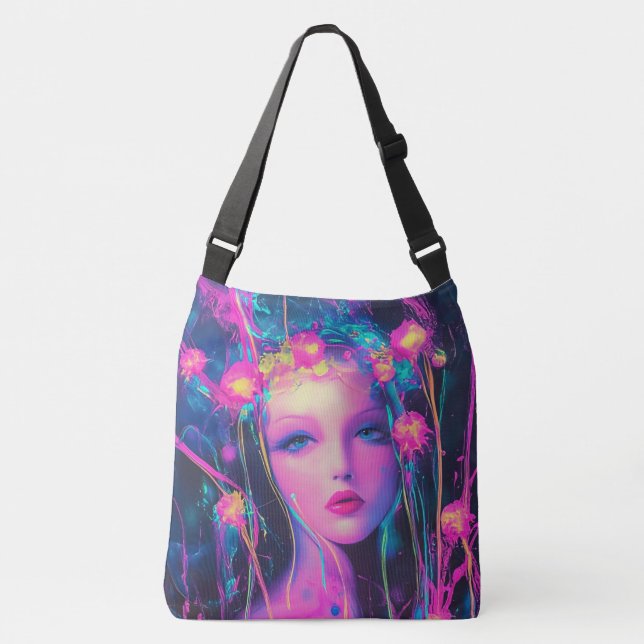 Bolsa Ajustável Neon Alienígena Goddese (Frente)
