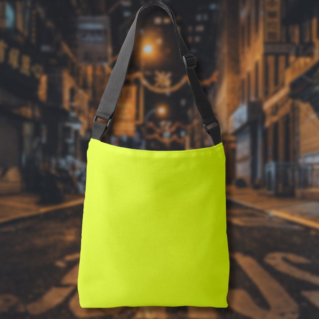 Bolsa Ajustável Neon Chartreuse Sólido Cor | Clássico (Criador carregado)