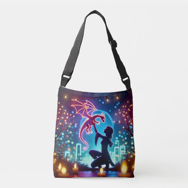 Bolsa Ajustável  neon dragon trainer (Frente)
