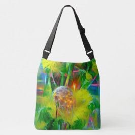 Bolsa Ajustável Neon Glow Dandelions no Dream Garden