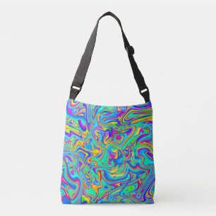 Bolsa Ajustável Neon Liquid Paint Swirls