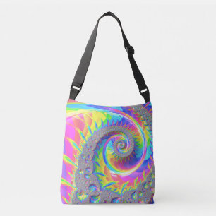 Bolsa Ajustável Neon Rainbow Fractal