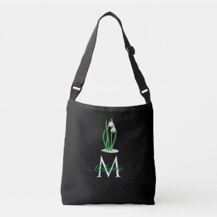 Bolsa Ajustável Neve Flores Primavera Monograma Personalizado Pret