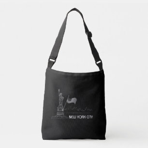 Bolsa Ajustável New York - estátua da liberdade - EUA, legal