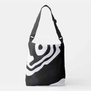 Bolsa Ajustável No Profundo: Abstrato preto e branco