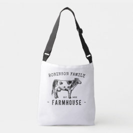 Bolsa Ajustável Nome da família Farmhouse Russe Dairy milk Cow